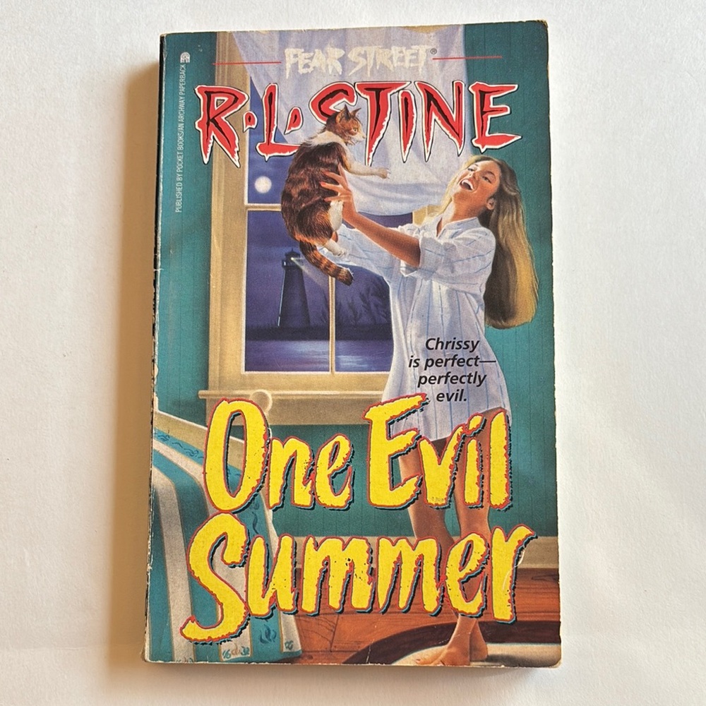Vintage One Evil Summer by R.L. Stine Book Paperback